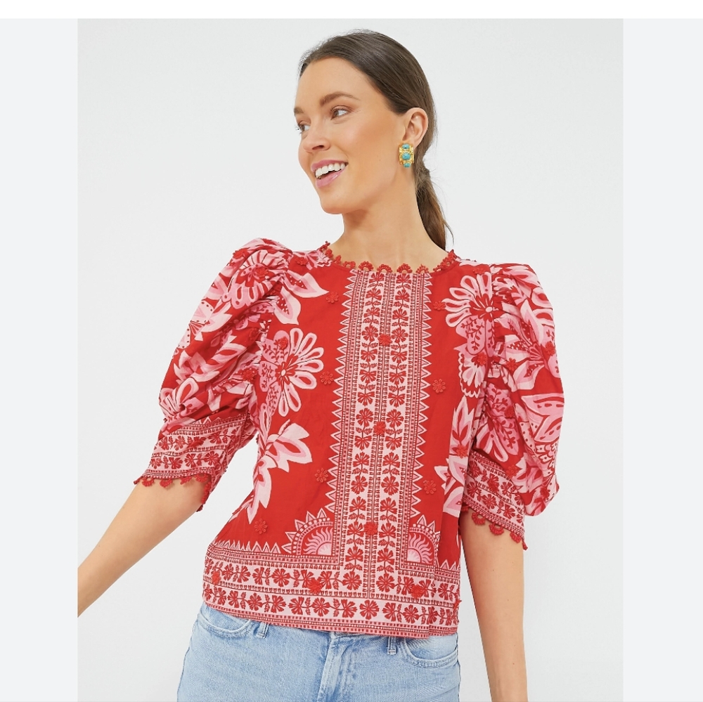 NWT Farm Rio Blouse Sz Medium
